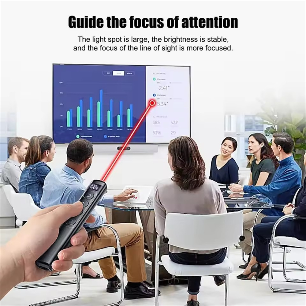 Presentation Remote Laser - Powerpoint Kalemi Kablosuz Sunum Klikleyici Tip-C