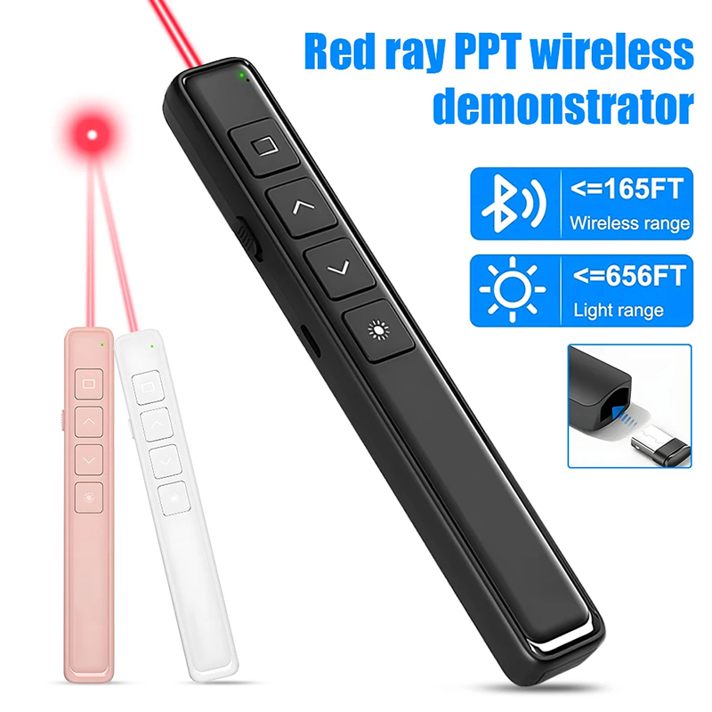 Presentation Remote Laser - Kablosuz Sunum Clicker Powerpoint Kalem RF