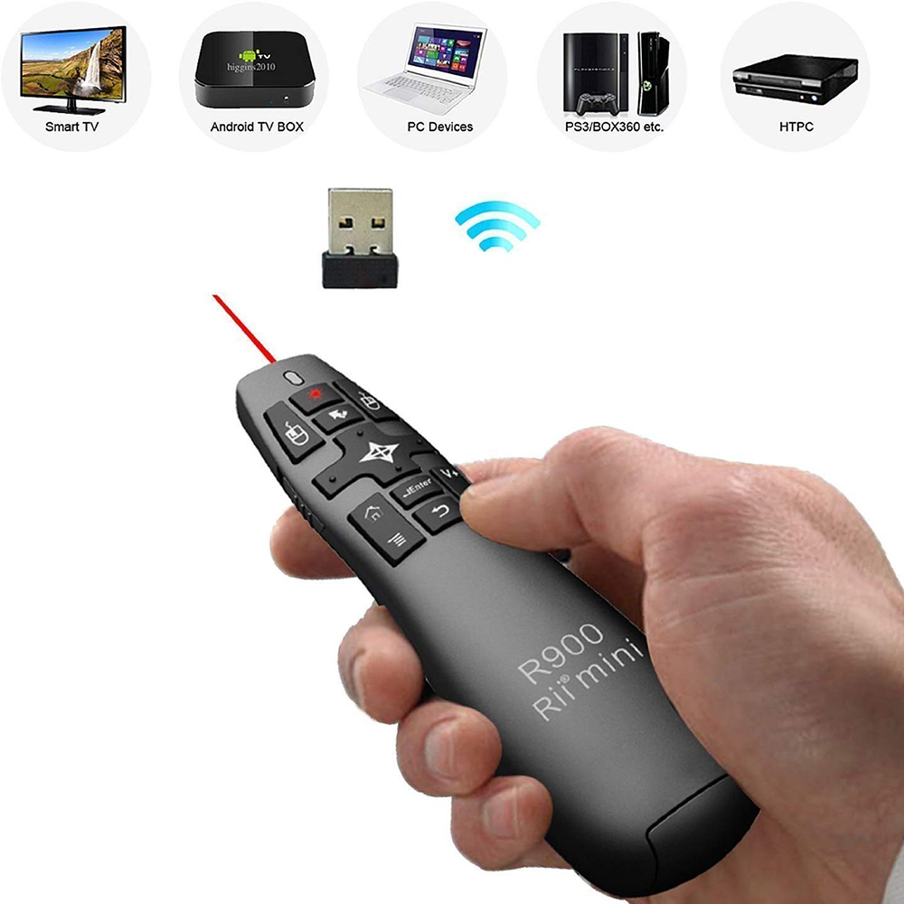 Android TV Box PC için 2.4GHz  - Presentation Remote Laser incelemesi ve fiyatı