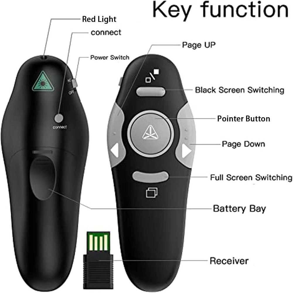 USB Kontrollü Powerpoint Akıll - Presentation Remote Laser incelemesi ve fiyatı